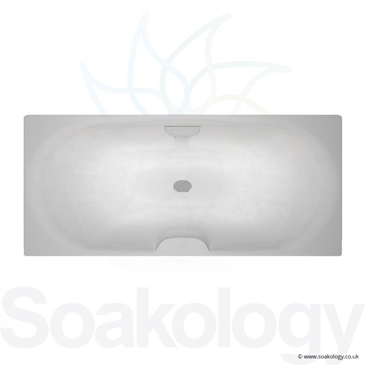 Carron Echelon Bath 1800 x 800mm, Bathtubs | Carronite with tap ledge - White (23.5881)