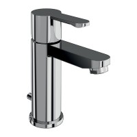 Britton Crystal basin mixer with pop up waste - Chrome (CTA2)