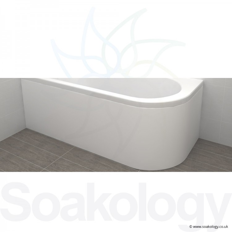 Carron Status 1600 Bath Panel 1600 x 725 x 540mm 5mm - White (23.3461)
