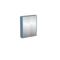Britton - Aqua Cabinets 600mm mirrored wall cupboard - Compact - Ocean (C50O)