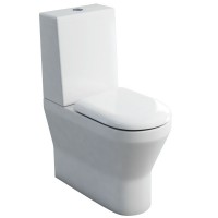 Tall close coupled WC pack inc. Standard Lid Cistern - Series 48 - White (48-1959-BPACK)