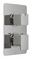 Vado Phase 1 Outlet Concealed Thermostatic Shower Valve Wall Mounted - chrome (PHA-148C-34-CP)