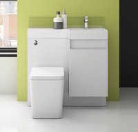 Summers 900 Complete WC and Vanity Combination Pack (Gloss White) Right Hand (17530)