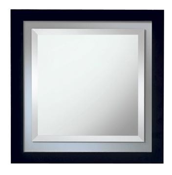 Linea Mirror With Opaque Glass Border. Wenge (XG3900042O)