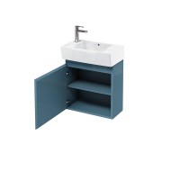 Britton - Aqua Cabinets 305mm Cloakroom Vanity unit - Ocean - Compact Range (R30O-CR-1976)