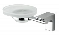 Eletech Soap Dish - chrome/frosted glass (114078)