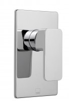 Vado Phase Concealed Manual Shower Valve Single Lever Wall Mounted - chrome (PHA-145A-CP)
