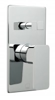 Vado Phase Concealed Single Lever Wall Mounted Manual Shower Valve With Diverter - chrome (PHA-147A-CP)