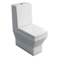 Cube close coupled pan & angled lid cistern pack - Series 20 - White (20-1949-CPACK)