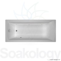 Carron Sigma Bath 1800 x 800mm, Bathtubs | Carronite - White/Chrome (19.135)