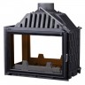 Каминная топка Technical PanTherm 68 nero туннель с боковым стеклом