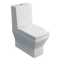 Cube close coupled pan & one piece cistern pack - Series 20 - White (20-1949-APACK)