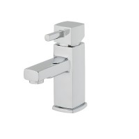 Cubix Basin mixer tap with click waste (SK1009)
