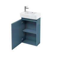 Britton - Aqua Cabinets 305mm Floorstanding Vanity unit - Ocean - Compact Range (R40O-CR-1976)