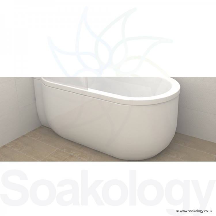 Carron Advantage Deep Bath Panel 5mm RH - White (23.3481R)