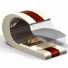 Биокамин Glamm Fire Fontana beige-black-red/beige-black