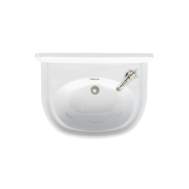 Arcade 500mm Cloakroom Basin One Tap Hole Right Hand with Overflow (ARC500-1TH-RH)