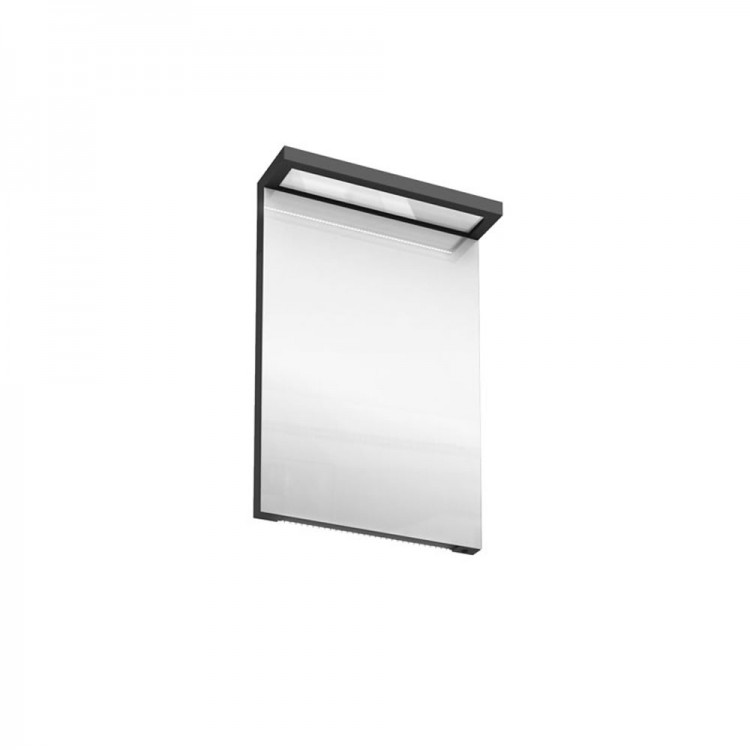 Britton - Aqua Cabinets 500mm illuminated mirror - LED - Anthracite Grey (M10G)