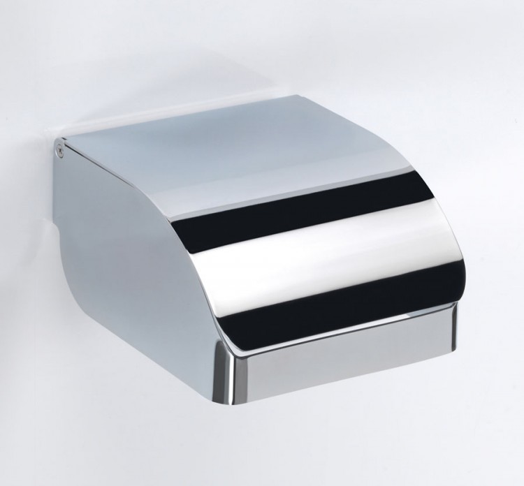 Gedy Covered Toilet Roll Holder - Chrome (2525-13)